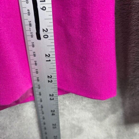 Womens Calvin Klein Fuchsia Pink Blazer Jacket Button Front Career Business 16 - Picture 6 of 7